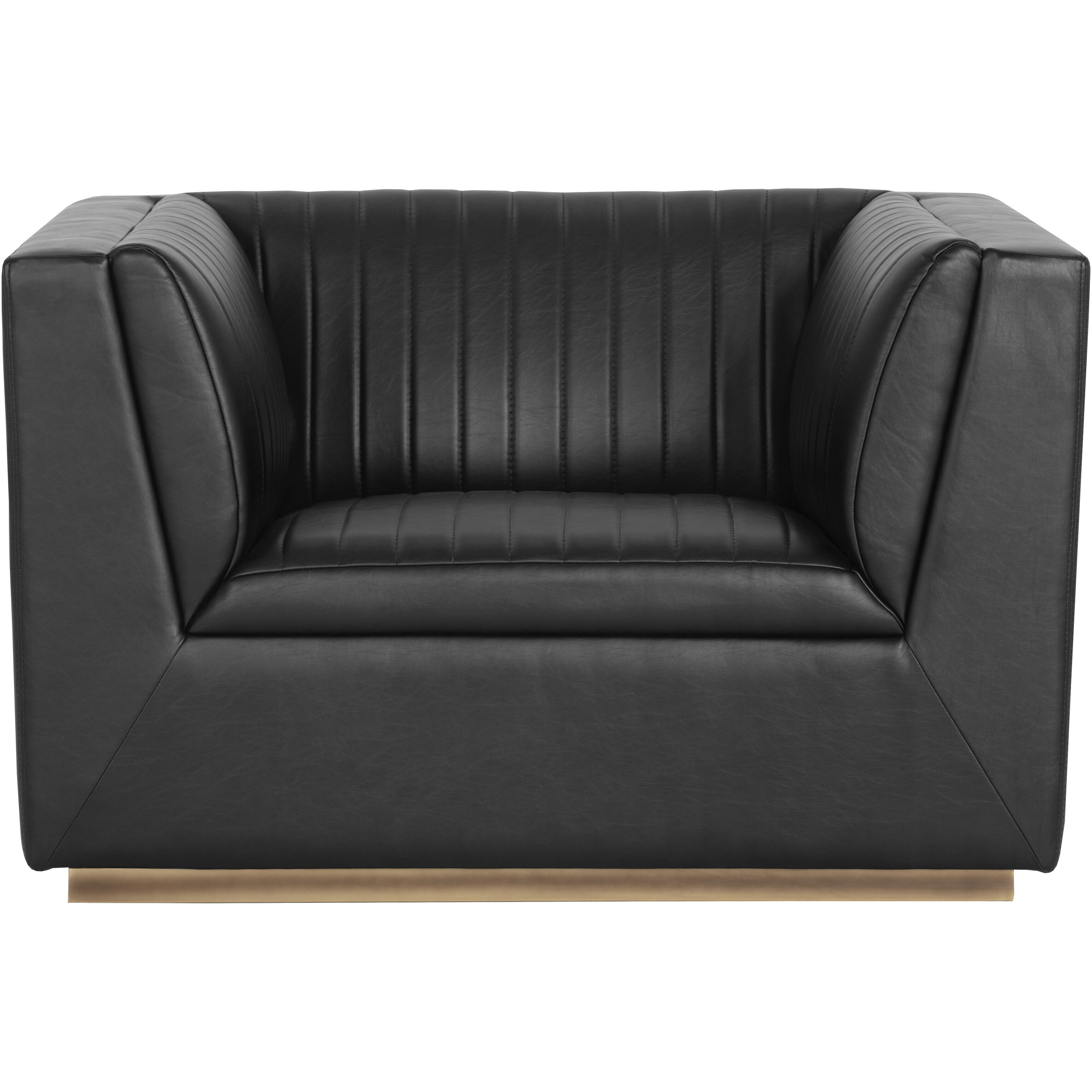 Bradley Vintage Black Armchair